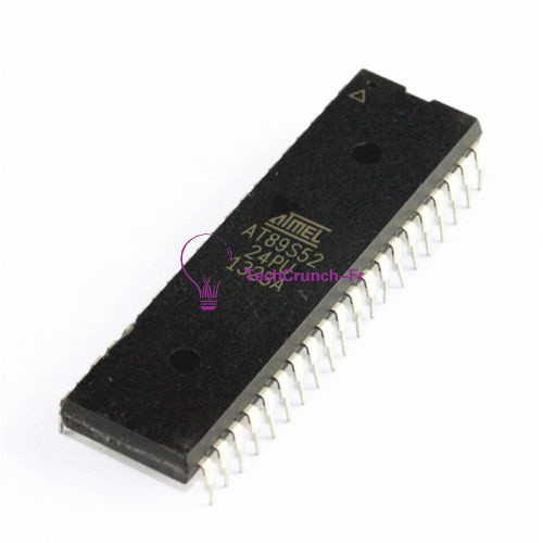 1x At89s52-24pu At89s52 Dip-40 Atmel Microcontroller Chip Ic