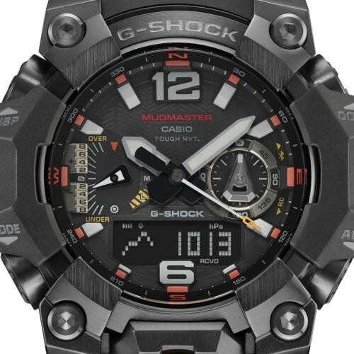 Pre-owned Casio G-shock Gwg-b1000ec-1ajf Mudmaster Radio Solar Men's Watch Japan