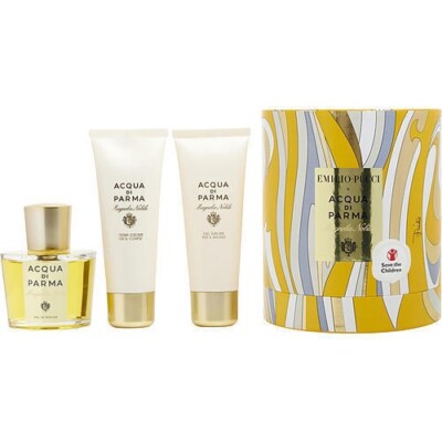 Acqua di Parma Magnolia Nobile  SUMMER  FALL  3 Pcs FLORAL   Italian Parfum SET