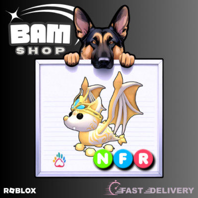 NFR FAIRY BAT DRAGON - ADOPT from ME Today! - (NEON FLY RIDE) (NO CROWN)