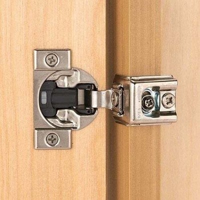 Rok Hardware 25 Pack Blum 110 Degree Compact 39C Series Steel Finish