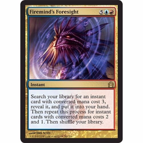 + FiremindâS Foresight Near Mint Englisch Commander Rare Mtg Magic The Gathering