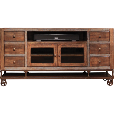 76 Urban Gold Flat Panel Tv Stand
