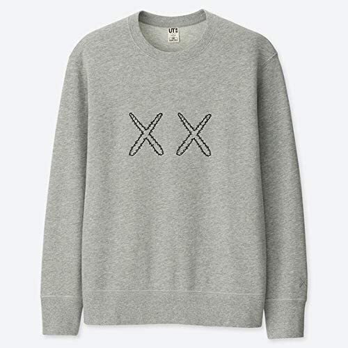 Pre-owned Uniqlo Kaws Summer  Sesame Street Sweatshirts Tokyo First 4xl(asia)=3xl(us,eu) In Gray