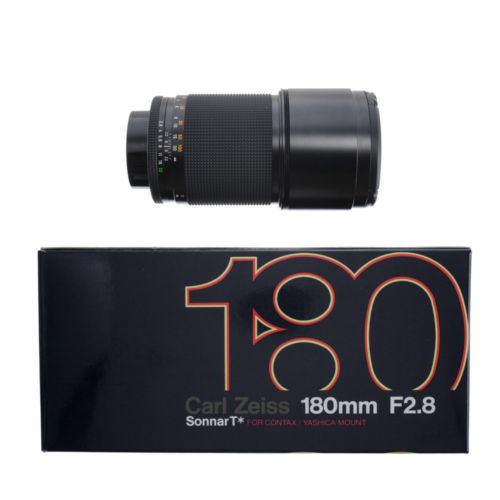 【美品】 CONTAX Sonnar T* 180mm F2.8 MMG Mint ] MMG Contax Carl Zeiss Sonnar T* 180mm F2.8 Lens C/Y