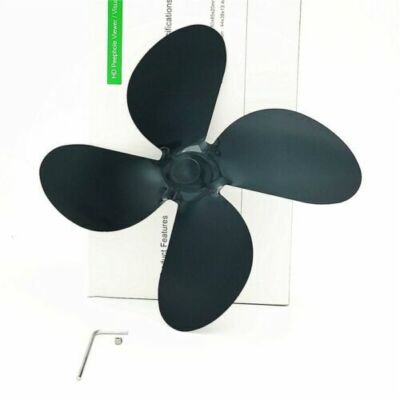 Fan Fuel Fan  Wood Log Stove Burner Powered Eco  Heat  Saving  Fireplace
