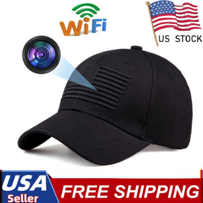 4K wifi Wireless IP Live streaming Baseball Hat Cap DIY HD Camera Video Recorder
