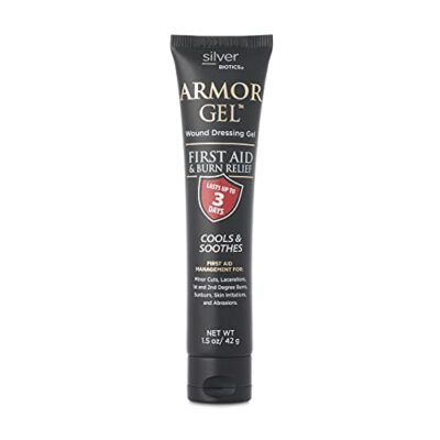 Silver Biotics Armor Gel Wound Dressing Gel | First Aid + Burn Relief 24 PPM ...