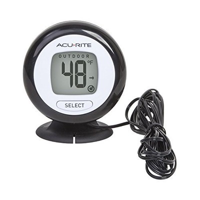 AcuRite 02042 Digital Thermometer with 10' Temperature Sensor Probe and Humidity