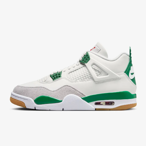 

Кроссовки Nike Air Jordan 4 X SB Mid Retro Pine Green (DR5415-103), Зеленый, Air Jordan 4