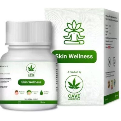 Cave Ayurveda Skin Wellness 500Mg (60caps) Free Shipping World Wide