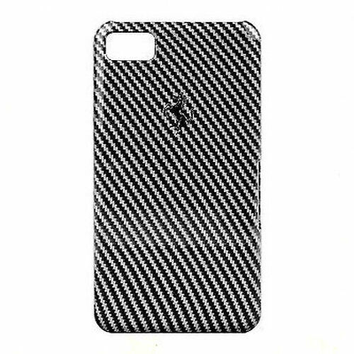 CUSTODIA CASE FERRARI CARBON LOOK FACEPLATE per BLACKBERRY Z10 NERA