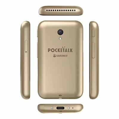 POCKETALK S Translator Global Communication eSIM (2years) 74 languages Gold