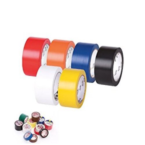 Set 6 Pezzi Nastro Adesivo Colorato 48mmx20mt moc