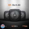 PRV AUDIO 4 Inch Midrange Speaker 4MR60-4, 60 Watts Program Power, 4 Ohm, 30 Watts RMS Power Pro Audio Loudspeaker (Single)