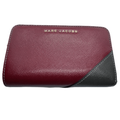 Authentic Marc Jacobs Red, Gray, Black Saffiano Leather Large