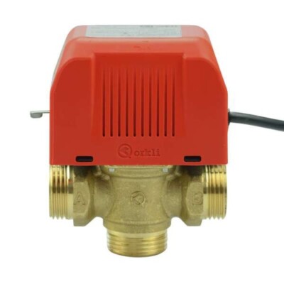 Orkli Drei-Wege-Zonenventil 1 Zoll AG mit Motor Umschaltventil Dreiwegeventil