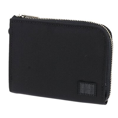 PORTER Nylon L-shaped zipper wallet Lift Black 822-16108 NEW