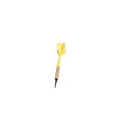 1 YELLOW SOFT TIP DART ELECTRONIC 15.5g BRASS BOTTELSEN HARR