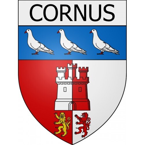 Cornus 12 Ville Stickers Blason Autocollant AdhÃ©Sif