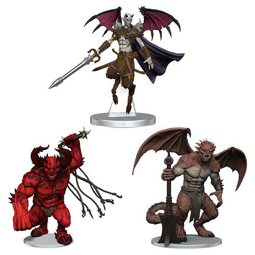 Hutijin, Moloch, Titivilus Archdevils Icons of the Realms D&D Premium Figures