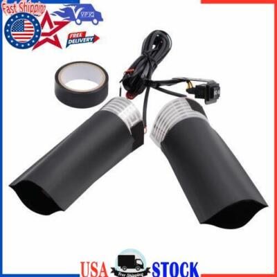12V Warmer Heated Handlebar Shrinkable Heat Grip Bars Universal  For Motorcycle