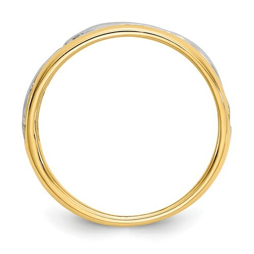 Pre-owned Superdealsforeverything Real 14kt With Rhodium Dolphin Ring S:6 In Yellow