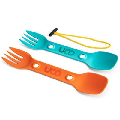 Utility Spork Combo Spoon-Fork Utensil for Camping Backpacking Picnics
