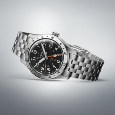 Pre-owned Seiko 5 Sports Sbsc011 Field Gmt Auto Black Watch