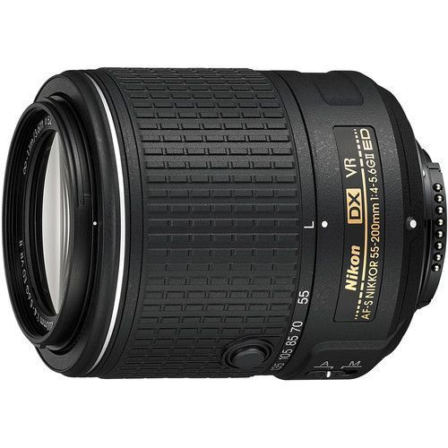 Nikon D3200 24.2 MP DSLR Camera w/ 18-55mm, 55-200mm Lenses - Pre