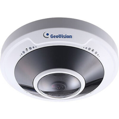GeoVision GV-FER5702 5MP Outdoor WDR Pro IR Fisheye Rugged IP Camera, 1.4mm Lens