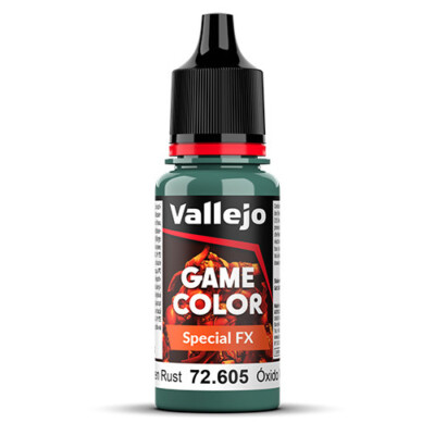 VAL72605 Acrylicos Vallejo, S.L. Game Color: Special FX - Green Rust 18 ml.