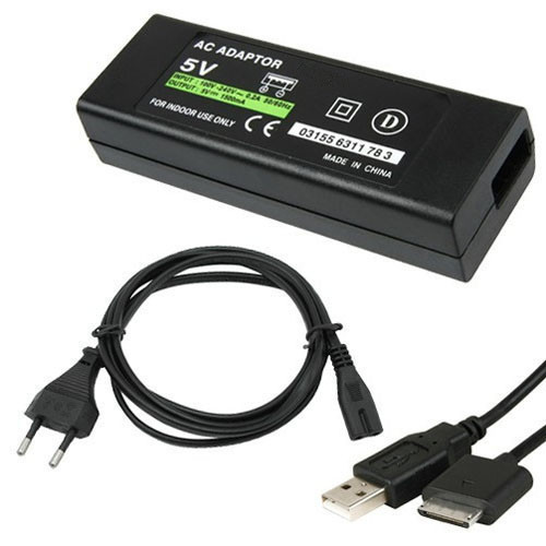 Caricabatterie Alimentatore Da Rete Fissa Per Console Psp Go 5V hsb