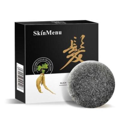 Organic Grey Reverse Shampoo Bar - Essence Hair Beard Darkening Shampoo Soap US