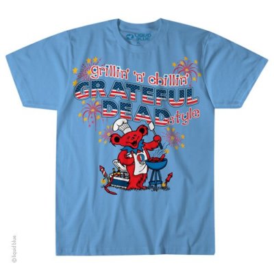 GRATEFUL DEAD-GRILLIN N' CHILLIN-SYF-BEARS-T-SHIRT S-M-L-XL-XXL Garcia,Wier,Lesh