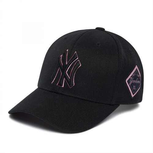 キャップ MLB Korea New Nylon Structure Ball Cap NY Black 3ACPB035N-50 Nón MLB Korea [Unisex] New Nylon Ball Cap NY Yankees