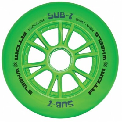 Atom Wheels Sub 7 Inline Speed Wheels 100mm XFirm