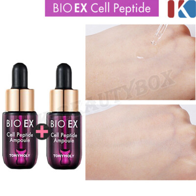 TONYMOLY Bio EX Cell Peptide Ampoule 5ml x 2pcs Anti-Aging Ampoule K-Beauty New