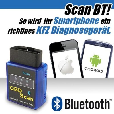 V-1 Mini OBD2 Bluetooth Adapter Android Für VW BMW MERCEDES OPEL FORD VOLVO