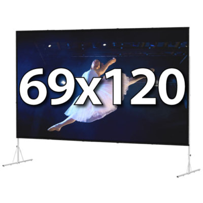 DA-LITE 88692-FAST-FOLD DLX 69x120 COMPLETE KIT-HD PROGRESSIVE ReVIEW .9 -T-LEGS