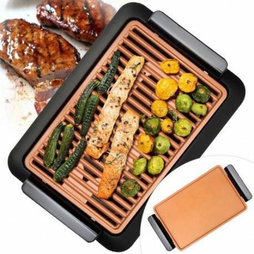 Piastra Elettrotermica Per Barbecue Veloce Fast BBQ Grill Griglia Senza No Fumo