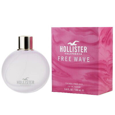 Free Wave by Hollister 3.4 oz EDP Perfume for Women Brand New In Box