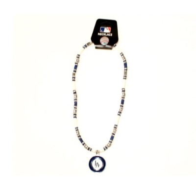 MLB Los Angeles Dodgers Baseball Official Licensed 18'' Natural Shell Necklace