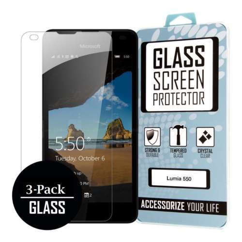 PELLICOLA VETRO TEMPERATO PER NOKIA LUMIA 650 PROTEZIONE SCHERMO - Foto 13