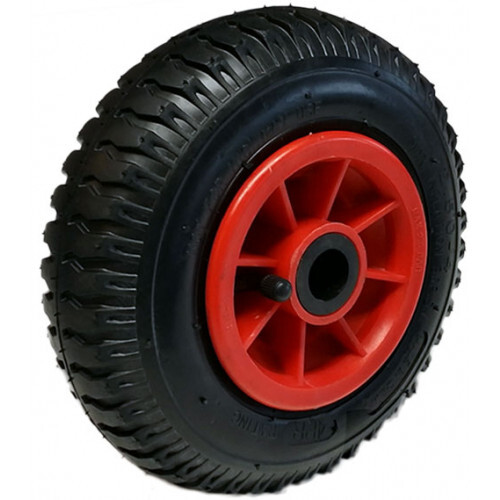 Roue Gonflable 2.50-4 Tt 4pr Jte Plast Moyeu Roul. Ã  Rouleaux Ã25x75 Valve 90/90