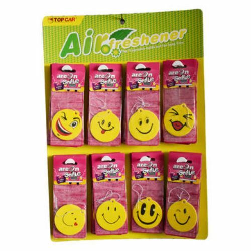 Set 80 Pezzi Profumatore Profumo Deodorante Interni Auto Smile Fragranze dfh