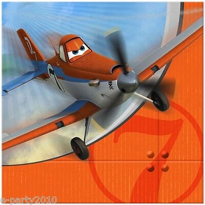 DISNEY PLANES LUNCH NAPKINS (16) ~ Birthday Party Supplies Dinner Large Dusty