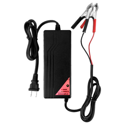 12V 1000mA SLA Battery Smart Charger Maintainer for AGM GEL Battery 10Ah