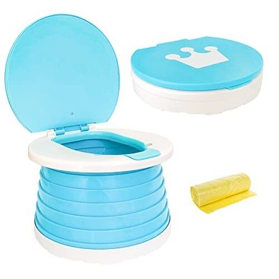 Portable Potty Foldable Training Toilet Seat Camping Travel Outdoor Indoor Chair
