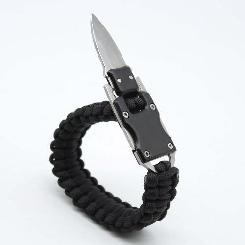 Self Defense Gear Tactical Gear Emergency Survival Paracord Bracelet 10-5/8”